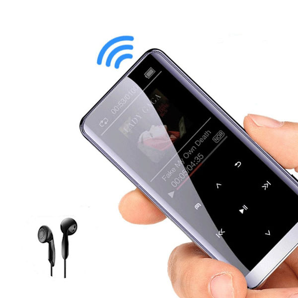 Bluetooth MP3-afspiller FM-radio Bærbar musikafspiller Diktafon