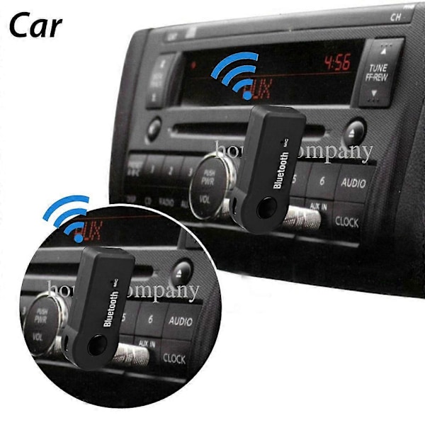 Bluetooth AUX Trådløs Højttaler Receiver Transmitter Audio Musik Receiver Adapter til Hjemmebil