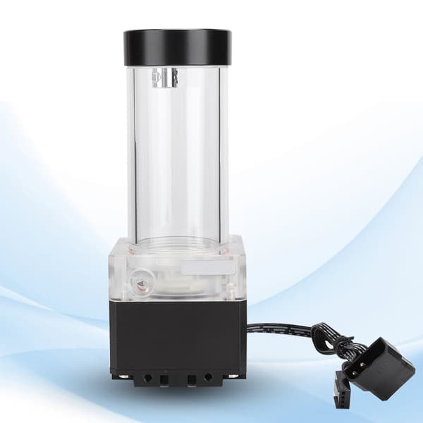 PUB FS6PD-17 Aluminium Anode PMMA POM Datamaskin Vannkjølt Integrert Vannpumpe (Svart)