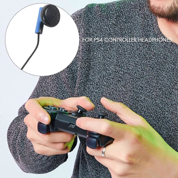 PS4 Kontroller Headset Ørepropp Mikrofon Ørestykke for Hodetelefoner