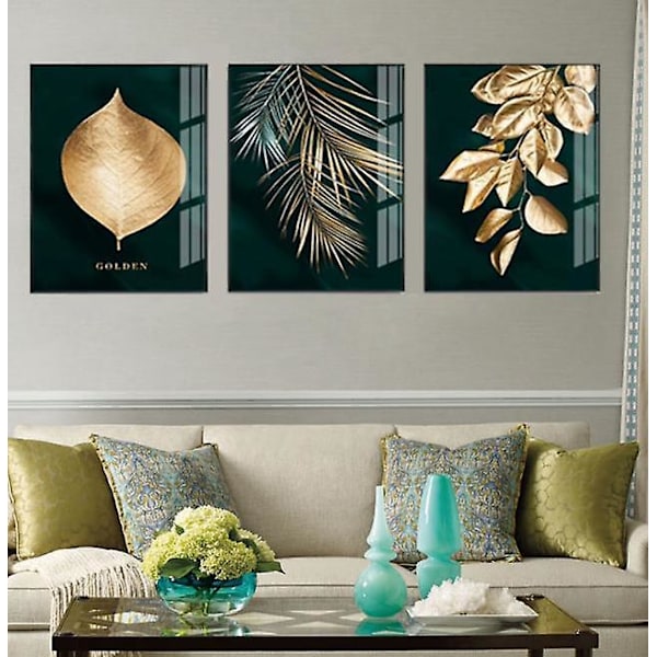 Premium Canvas Print Set - Modern Stil Väggdekor för Hem, Kontor, Vardagsrum, Sovrum, Kök - Unik och Stilren - 30 X 40 Cm