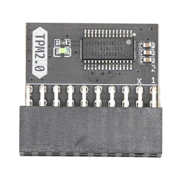 TPM 2.0 Krypteringssikkerhedsmodul 20pin Stærk Kryptering TPM Processor Sort TPM Modul Systemkomponenter til LPC PC