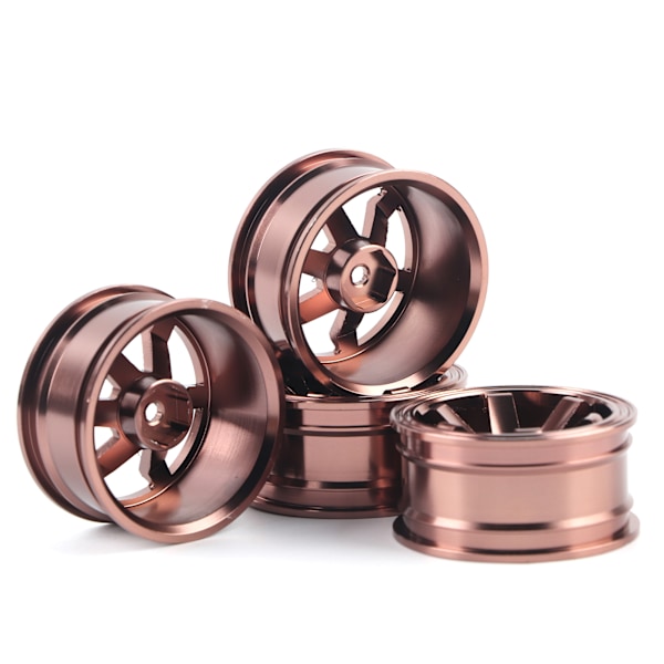 4 st Aluminium Alloy Hjulnav för Universal 1/10 Flat Running Drift RC BilCoffee