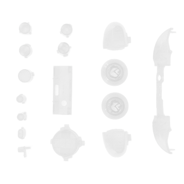 Fuld knapper Mod Kits Trigger Fuld Trigger Modul Sæt til XBOX Series X til XBOX Series S ControllerTransparent Hvid