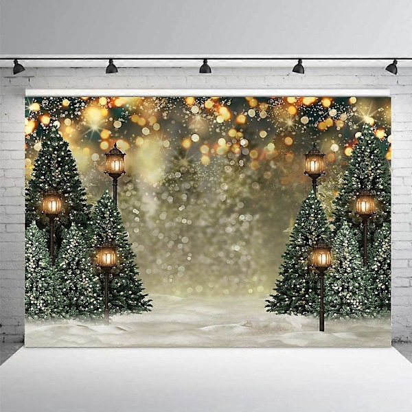 120*80cm Talvi Joulukuusi Lumihiutale Vihreä Vastasyntyneen Valokuvaus Tausta Lumimaisema Paljetit Bokeh Muotokuva Joulukoristeet Syntymäpäivä Vauva Sh