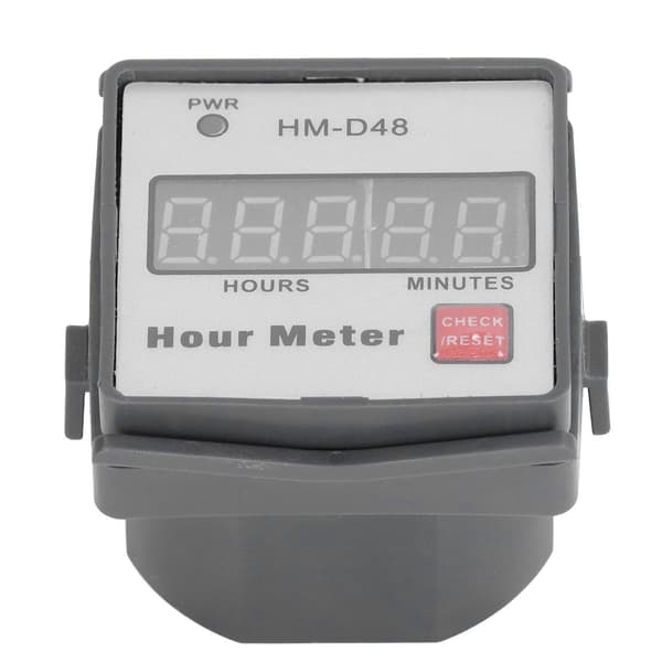 Timetæller Digital Display Timer ABS Måler 0‑999,99 Timer Timing Værktøj AC 220‑240V