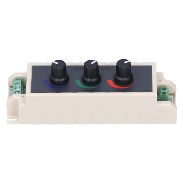 RGB-nuppidimmeri Älykäs LED-valon kirkkaussäätö 3-kanavainen ohjain DC12-24V