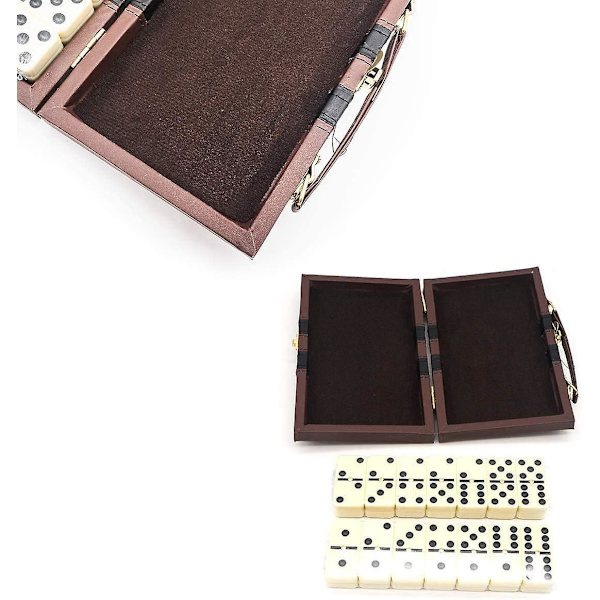 Litet format Domino-spel med bärväska - Kul och bärbart