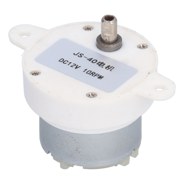 JS‑40 DC12V 10RPM Gearmotor Langsom hastighedsreduktionsmotor til Finansielle Maskiner Kontorautomatisering og andet