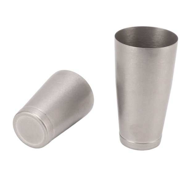 304 Rustfrit Stål Cocktail Shaker 2 Sektioner Bartending Mixer Bar Vinkop Shaker Antik Finish med Bundkop