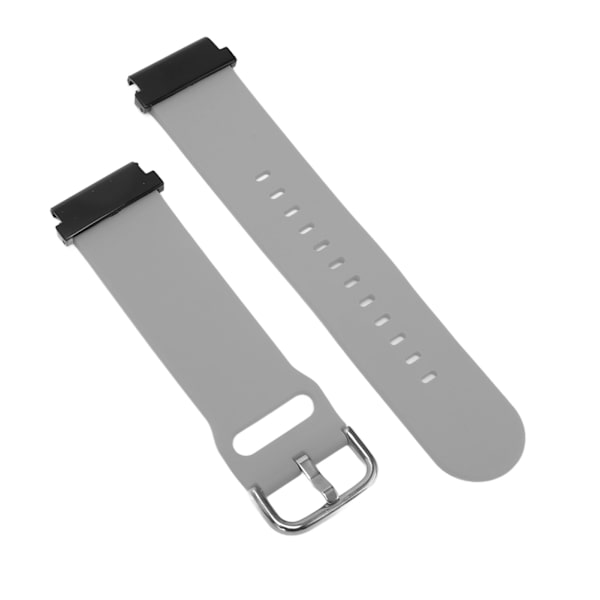 Ersättningsarmband 20 mm vattentätt mjukt watch i silikon med snabb släppning för Garmin Fenix ​​7S Grå