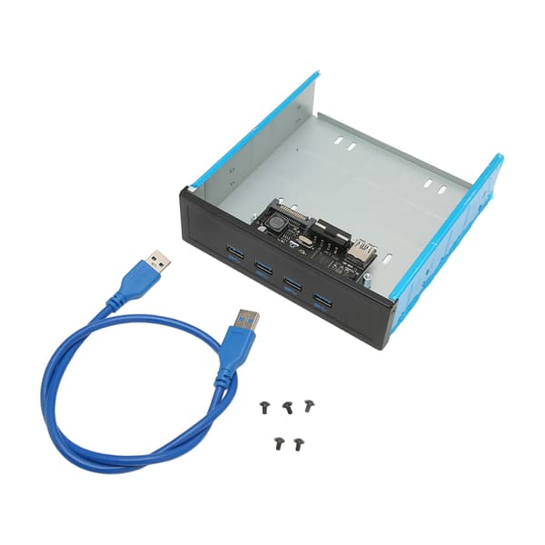 CD ROM Expansion Mobile Rack USB3.0x4 5Gbps Höghastighetsstöd BC1.2 Snabbladdning USB3.0 Frontpanel för PC Moderkort