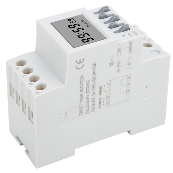 TM627 Cycle Time Controller Strømbryter Timer Intelligent Switch Timer 50Hz AC220V