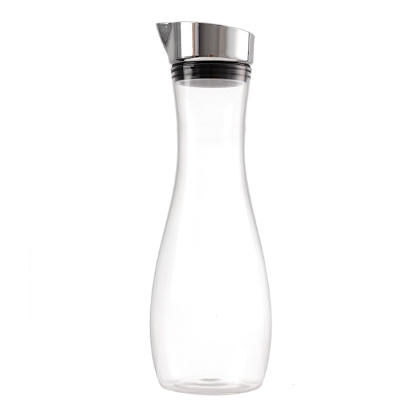 1,2L Akryl Transparent Juice Flaske Vandkande Juice Kande med låg