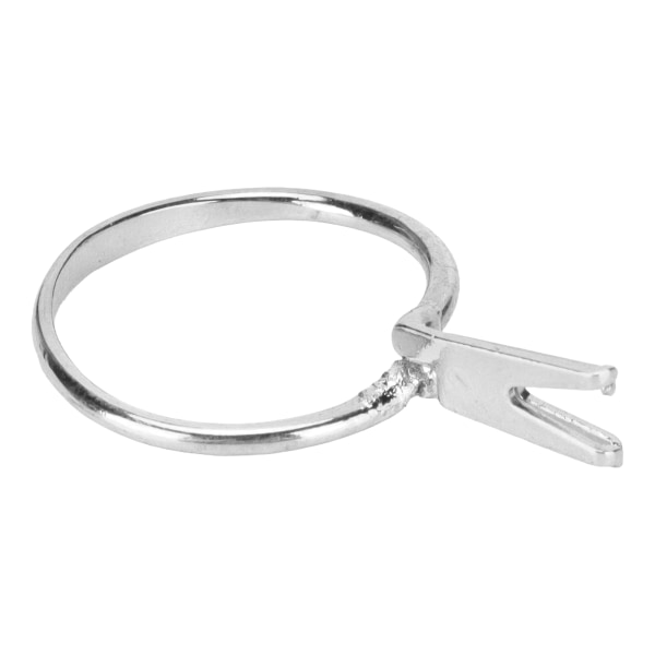 Ring Blank Support 4 Claw Form Visuellt Stål Ring Spring Prong Tool för juvelerare Silver