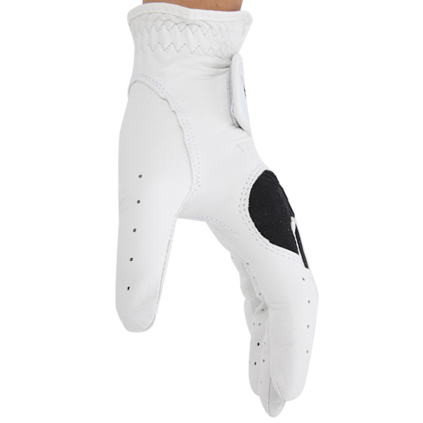 Vänsterhand Golfhandskar Män Cabretta Lädergrepp Antislip Andningsbar Mjuk Sport Handskar(Handskar Yards 27# )