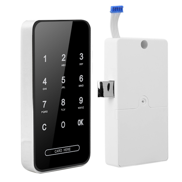Elektroninen salasanakorttilukko RFID Smart Keyless -kosketusnäyttö arkistokenkäkaappiin LockerSilver RFID-rannekoru