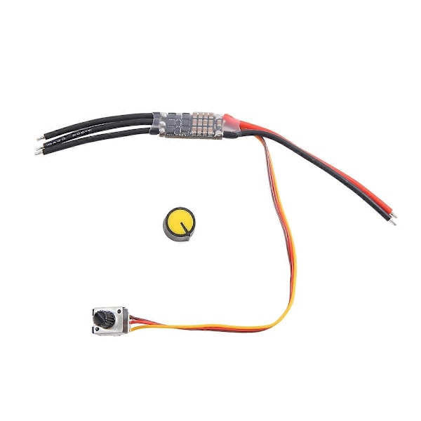 DC 7-26V Trefas Borstlös Motordrivare med Potentiometer (20A)