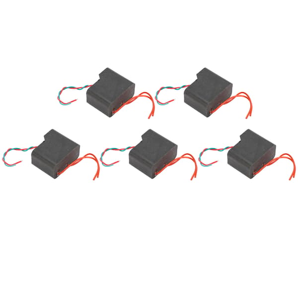 5 stk høyspenningsgenerator 3,7V-6V til 200kV Boost Step Up strømmodultransformator