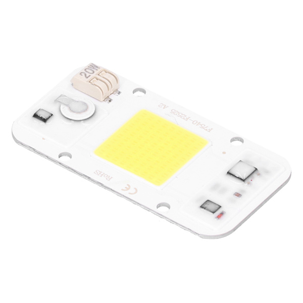 20W/30W/50W 220V LED COB Chip-lamppanel Svetsfri vitt varmt ljus fullt spektrum (vitt ljus 20W)