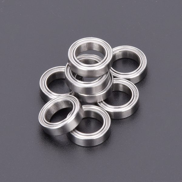 8 st silverkullagre för 1/10 skala ECX 2WD RC hobbybil tillbehör reservdelSilver ECX1055