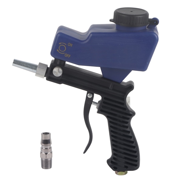 Gravity Feed Sandblästringspistol Air Sand Blaster Spray Handhållet verktyg 70‑150 PSI 6000RPM