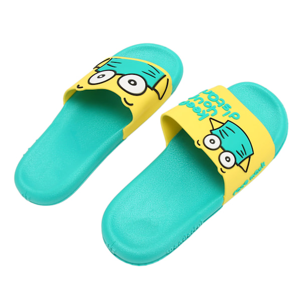 Tøfler til kvinder PVC Anti Slip Blød Åndbar Sød Brusebadssko Badeværelsessandaler til indendørs hjem Strand Grøn 40/41