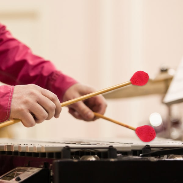 1 Yhdistä lankapäänäppäimistö Marimba Mallets sileillä kahvoilla keskitason pelaajalle