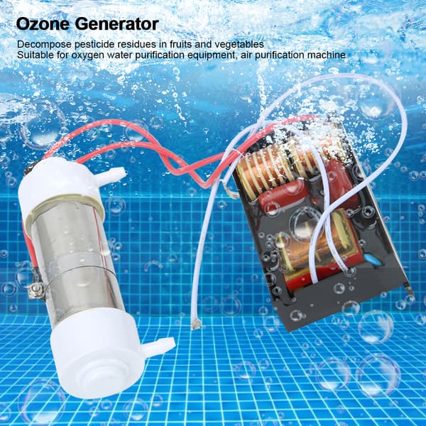 Ozon Generator Rør Vann Luft Sterilisator Deodorizer Renere Grønnsaker Frukt Steriliseringsmaskin