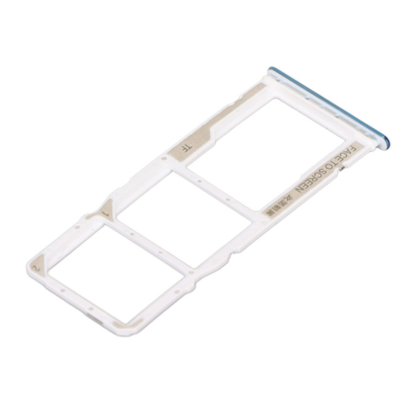 Dobbelt SIM-kortbrett Plast SIM-kortbrett sporholder med kortstift for Xiaomi Redmi Note 10 Blue
