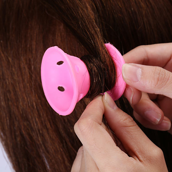 10 stk/sæt Ny mode blød silikone hårstyling curler rollers frisør curling værktøjer
