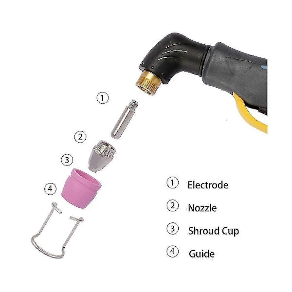 AG60 SG-55 WSD-60 Plasma Skærer Skærebrænder Spids Dyser Forbrugsartikler Kit Plasma Skærer Tilbehør
