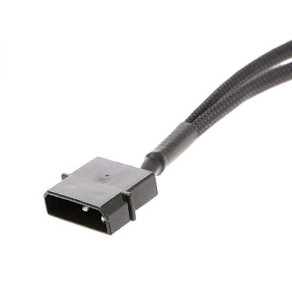 27cm 4-nastainen Molex uros - 3-nastainen/4-nastainen Pwm tuuletin adapterikaapelin jatkokaapeli