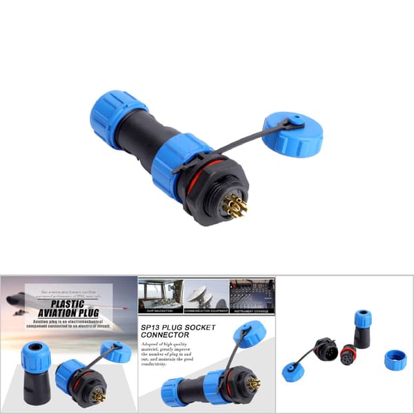 IP67 SP13 5-pin vanntett plastpluggkontakt (5-pin)