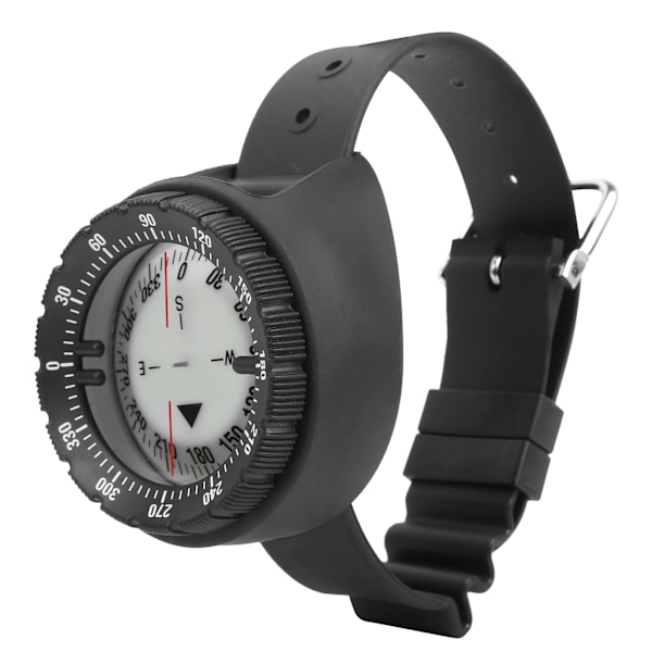 Strong Magnet 50M Wrist Compass Waterproof Navigator Compass Underwater Luminous for Swimming