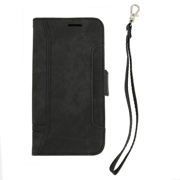 Wallet Phone Case til Iphone 14 PU Læder Wallet Flip Phone beskyttende etui med kortpladser Holder Hængende Reb