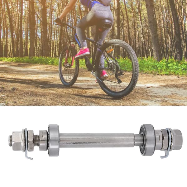 Hållbar Metall Cykelhjul Navaxel Fram Bakre Solid Axel Spak Cykel Reparationsverktyg (Fram)