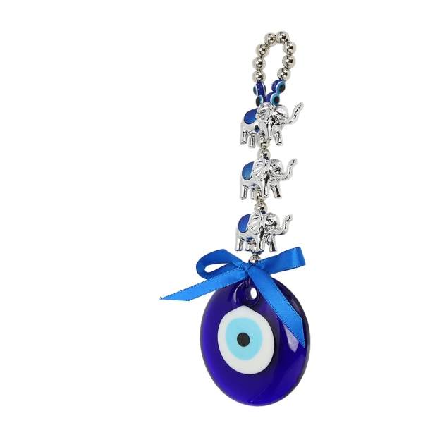 Øyehengende ornament Lucky Fortune Søte lyse farger Slitesterk harpiks Blå øyepynt for kontor på bilsoverom