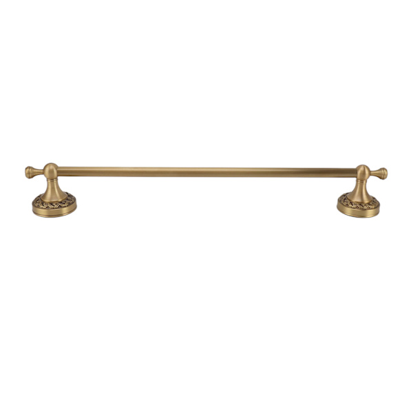Håndklædeholder til badeværelse 19,7 tommer Robust kobber Elegant retro stil Håndklædeholder med skruer Hexnøgle til hjemmekøkken Antik
