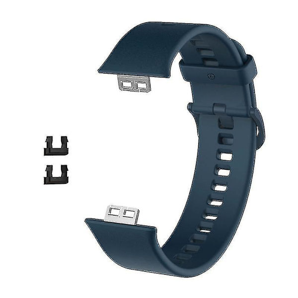 Silikone Udskiftningsurrem til Huawei Watch Fit Jikaix Midnight Blue