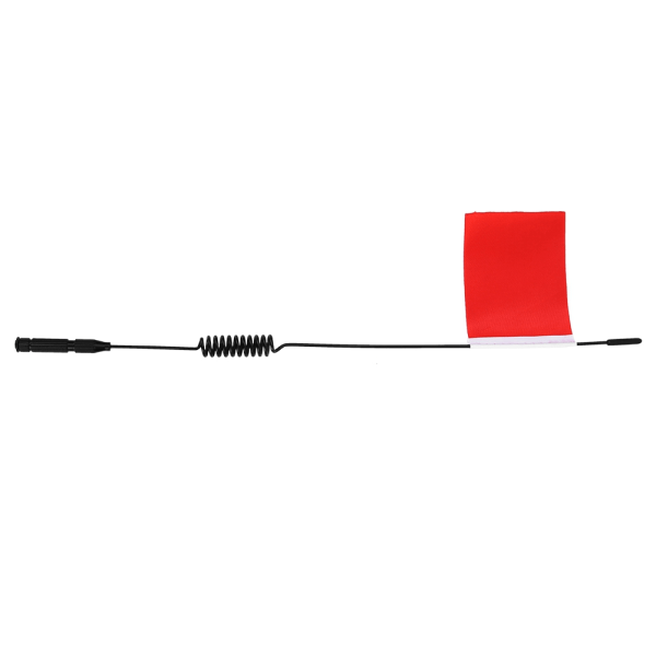 Modellantenne L29cm simuleringssignallinje med flagg for RC klatrebil (rød)