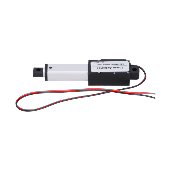 Lineær aktuator 30 mm DC 12V støyreduserende kortslutningsbeskyttelse Vanntett Mini elektrisk lineær aktuator 8 mm/s-70N