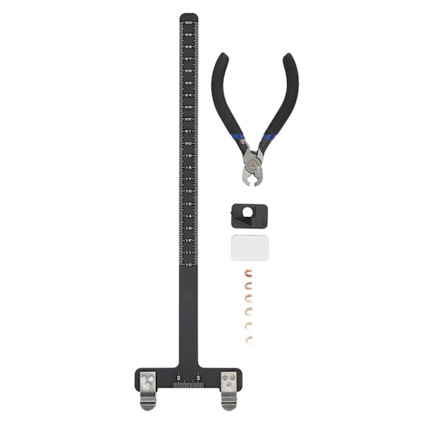 Bågskytte Tuning Verktygssats Recurve Båge T-Vinkel Båge Linjal Pilnockpunkter Praktisk Aluminiumlegering