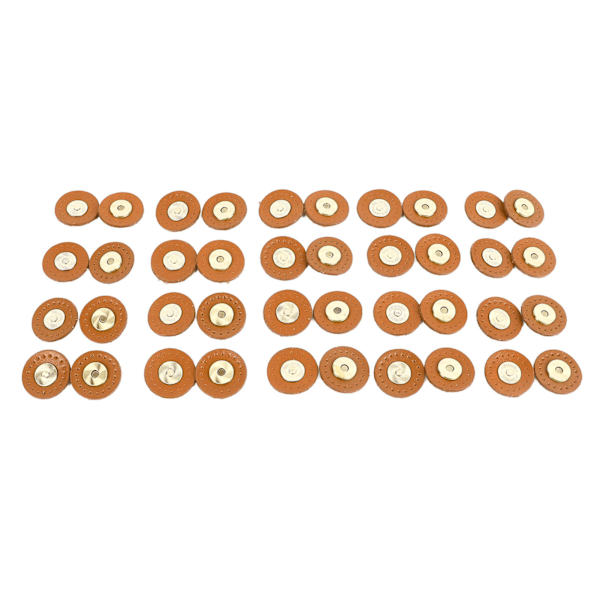 20 set läder magnetiska tryckknappar flersidiga magnetiska väska fästelement spänne för sömnad DIY hantverk plånböcker väskor kläder Claybank