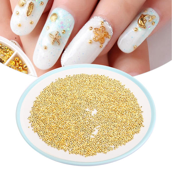 5000 stk. 3 mm Rhinestone Alle Guldbelagt Gule Akryl Diamant til Bryllup DIY Negle Skønhedsdekoration