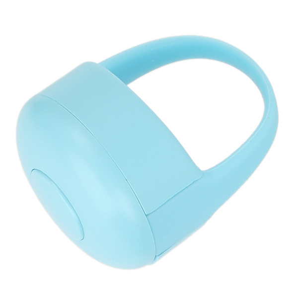 Bluetooth-fjernkontrollring USB oppladbar fjernkontroll med fingertupp for bilder Videoer Blå