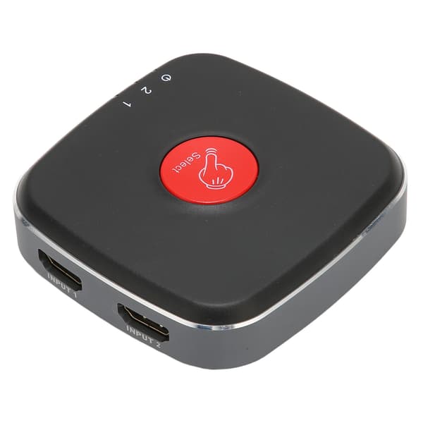 HD Multimedia Interface 2.1 Switch 2 ind 1 ud Splitter Understøtter 8K 60Hz HDR10 48Gbps HDCP2.3 3D US Stik 100‑240V