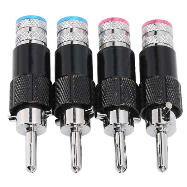 Preffair Bananstik HIFI Bananhøjttalerstik til 10 mm diameter kabel
