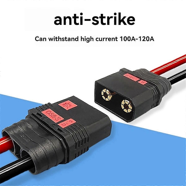 QS8-S Kraftig Batterikontakt Anti-Spark Guldpläterad Kontakt