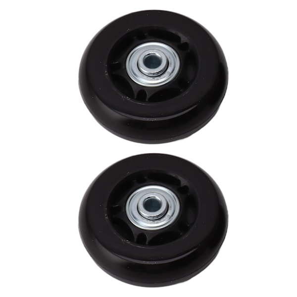2 kpl matkalaukkujen korvaavat pyörät äänettömät kumipyörät kääntyvät pyörät laakerit korjaussarjat 70x24mm / 2.8x0.9in